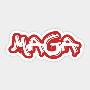 MAGA Graffiti Sticker